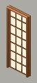 brown shoji door